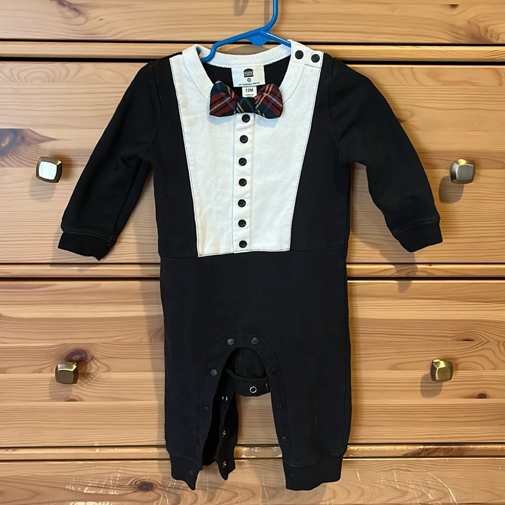 Harajuku Mini for Target — mini tuxedo with bow tie and body snaps